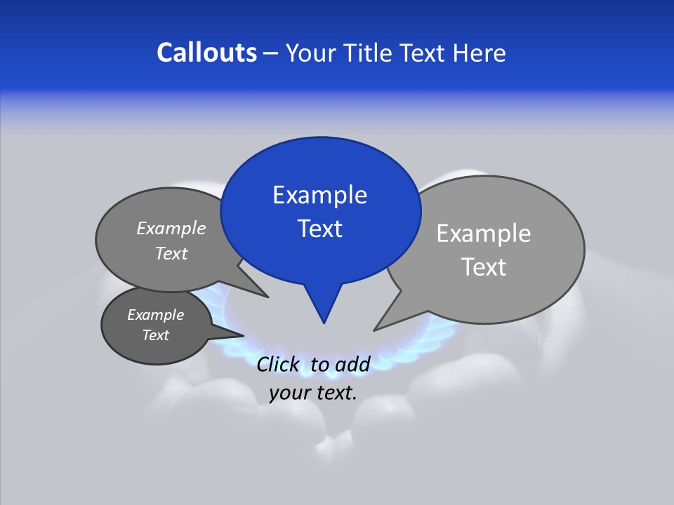 Methane Ring Circular PowerPoint Template