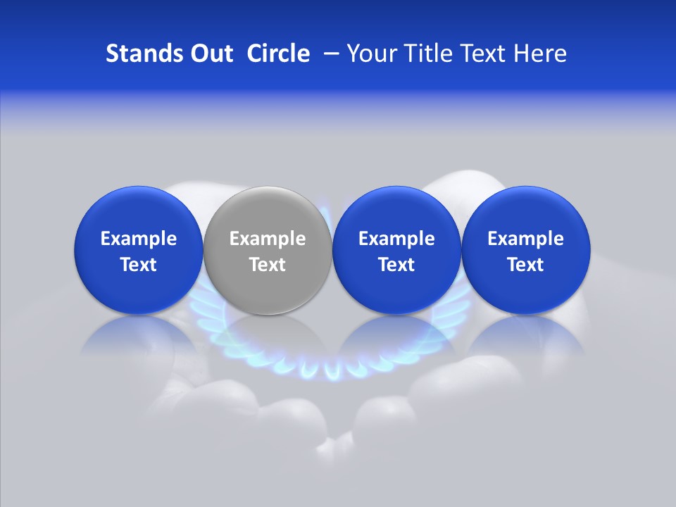 Methane Ring Circular PowerPoint Template