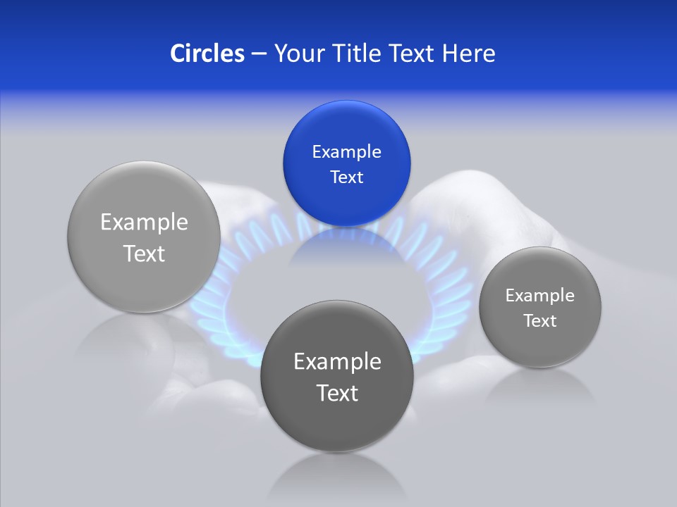 Methane Ring Circular PowerPoint Template