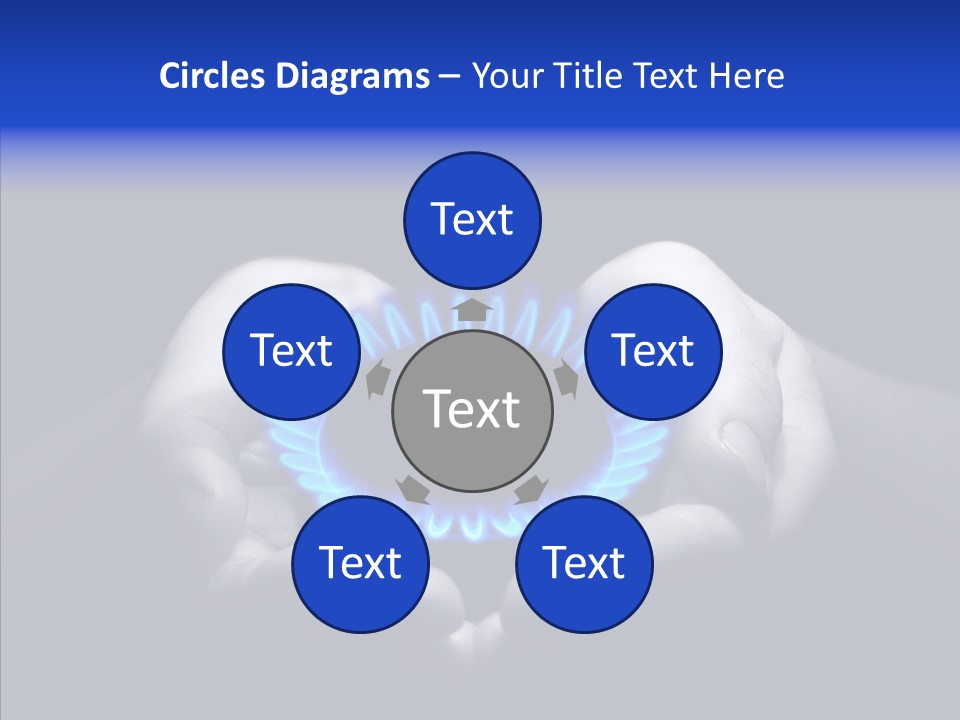 Methane Ring Circular PowerPoint Template