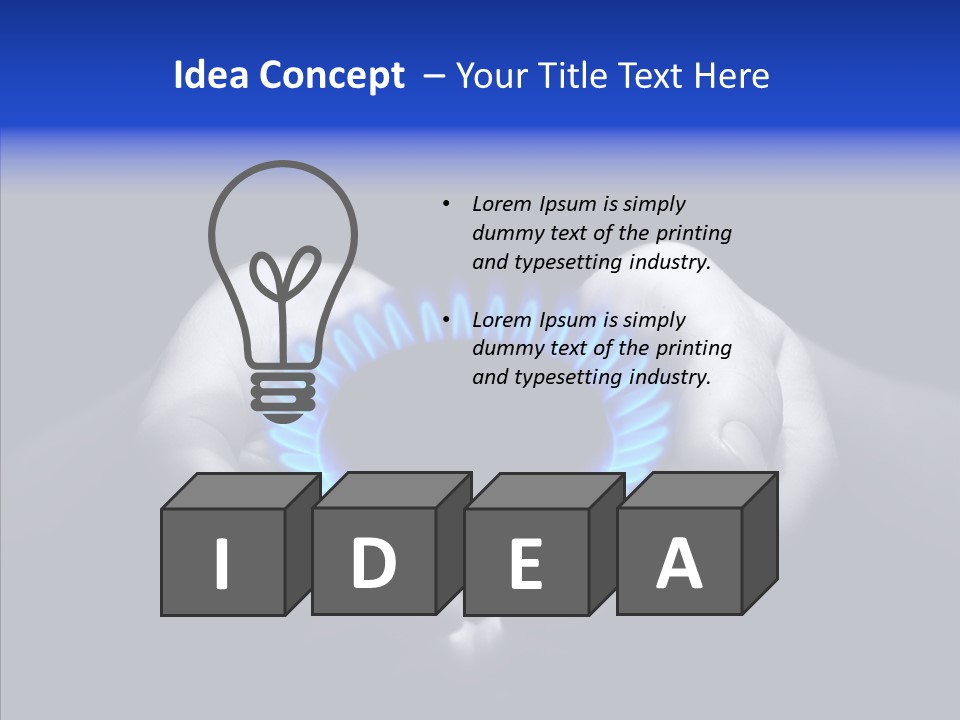 Methane Ring Circular PowerPoint Template