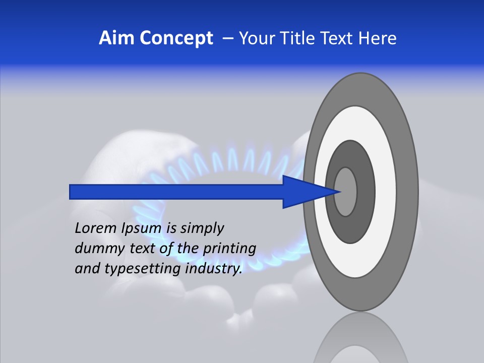 Methane Ring Circular PowerPoint Template