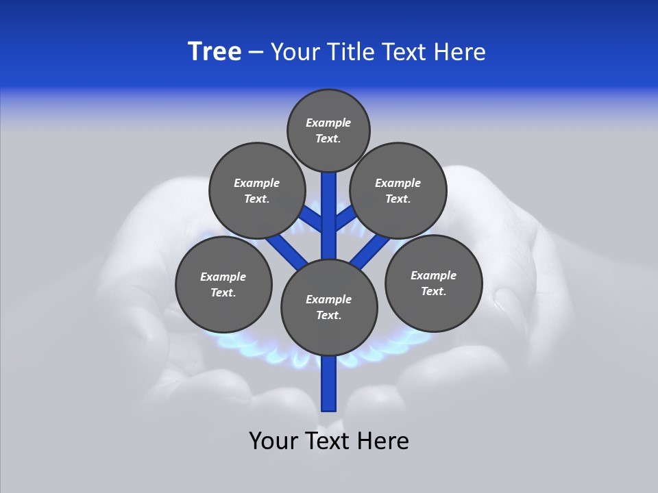 Methane Ring Circular PowerPoint Template