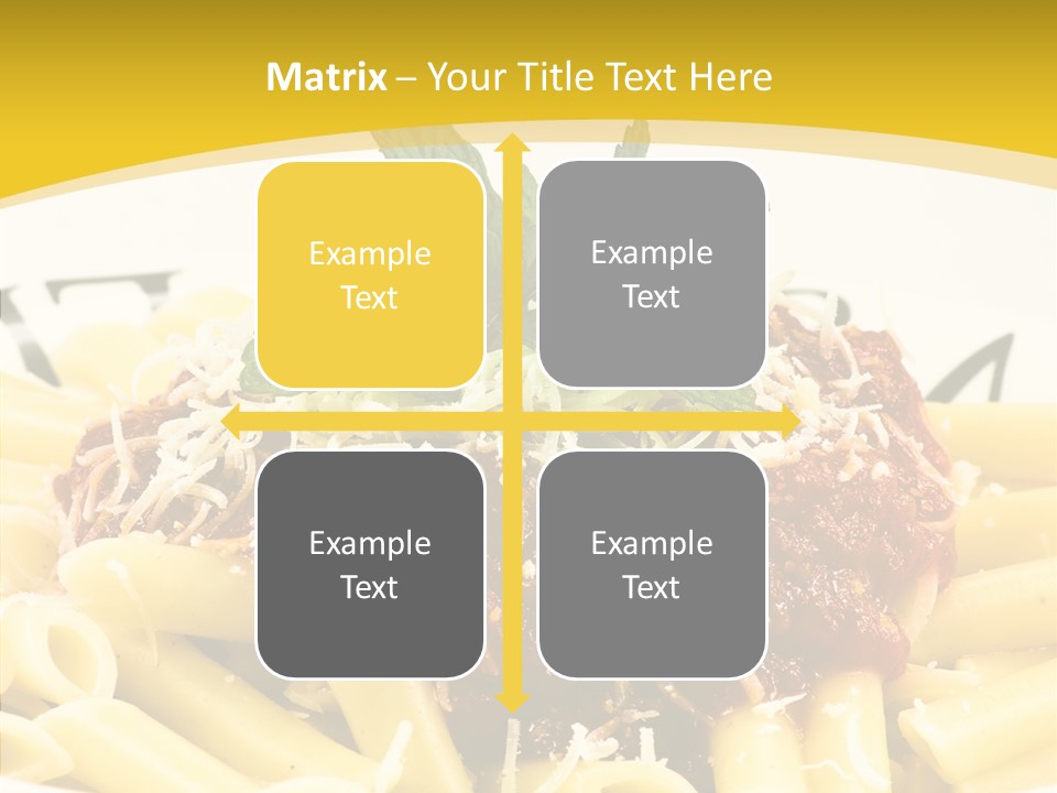 Garnish Macaroni Cook PowerPoint Template