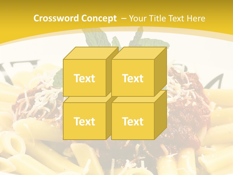 Garnish Macaroni Cook PowerPoint Template