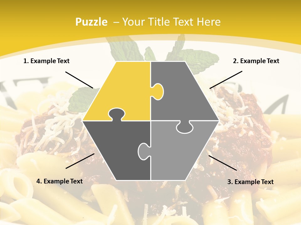 Garnish Macaroni Cook PowerPoint Template