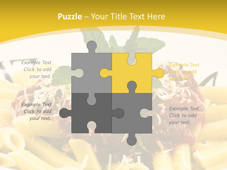 Garnish Macaroni Cook PowerPoint Template