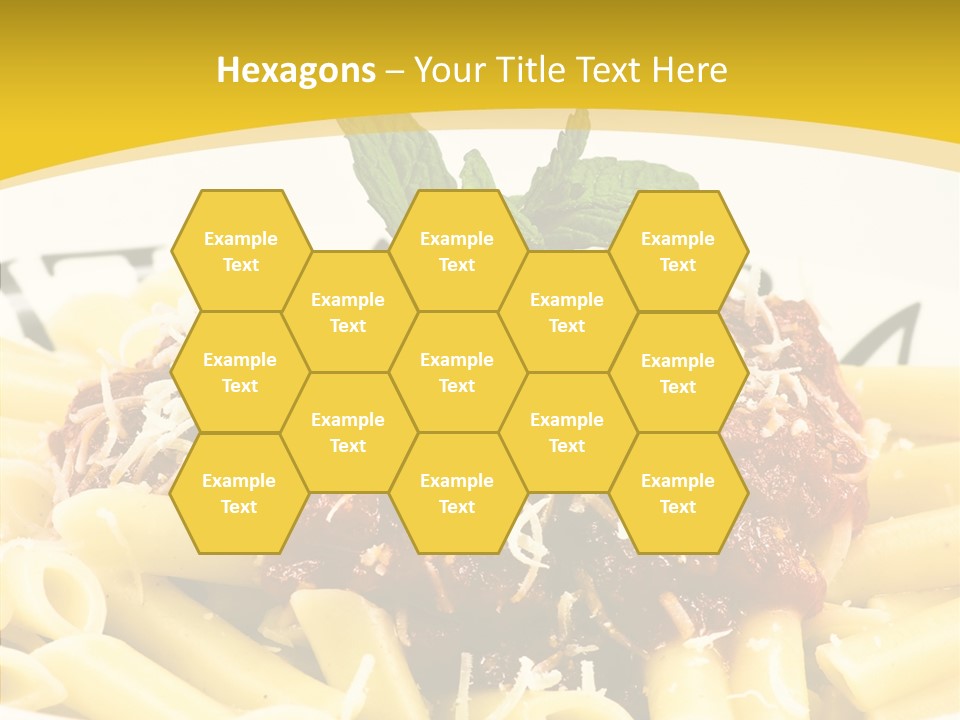 Garnish Macaroni Cook PowerPoint Template