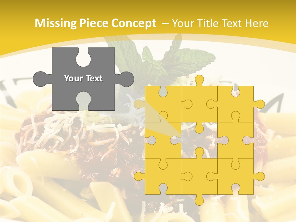 Garnish Macaroni Cook PowerPoint Template