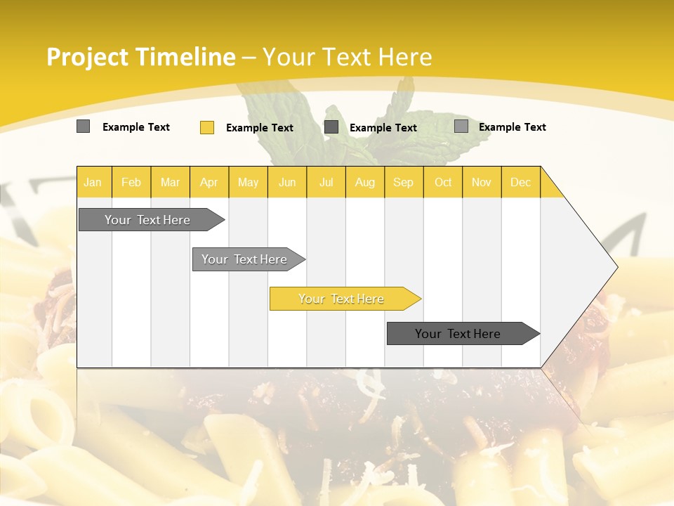 Garnish Macaroni Cook PowerPoint Template