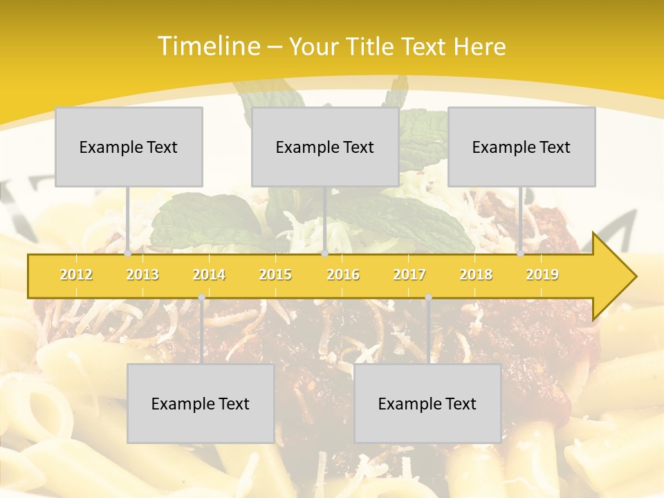Garnish Macaroni Cook PowerPoint Template