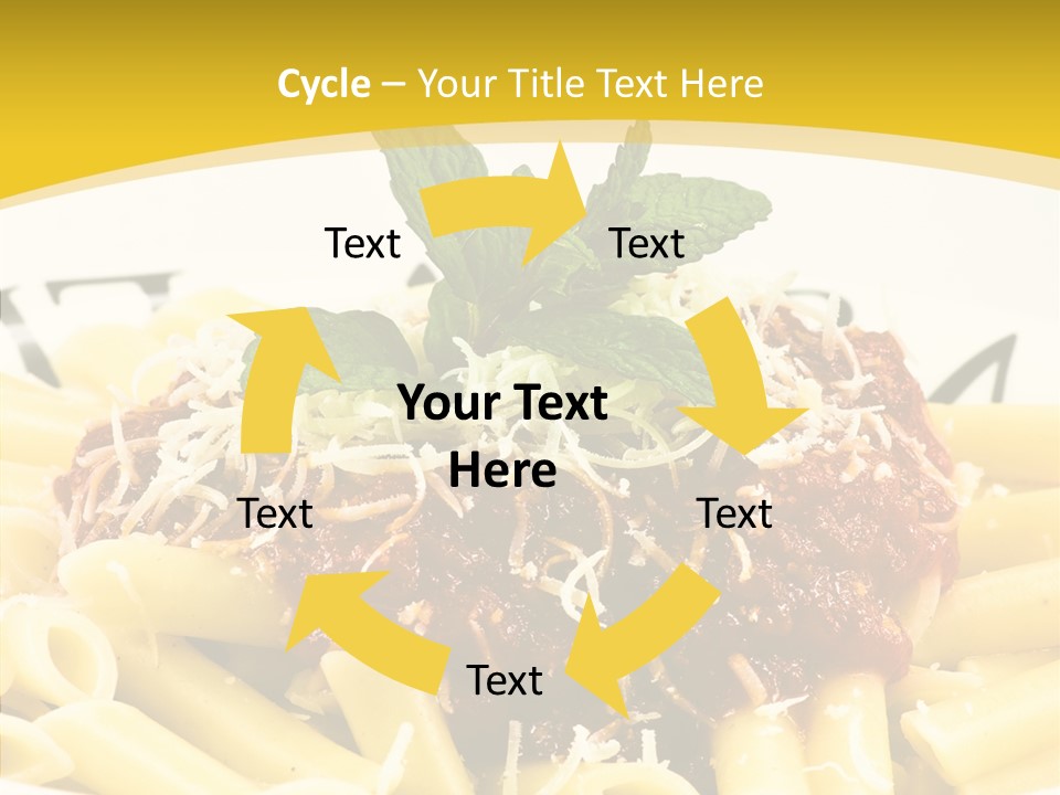 Garnish Macaroni Cook PowerPoint Template