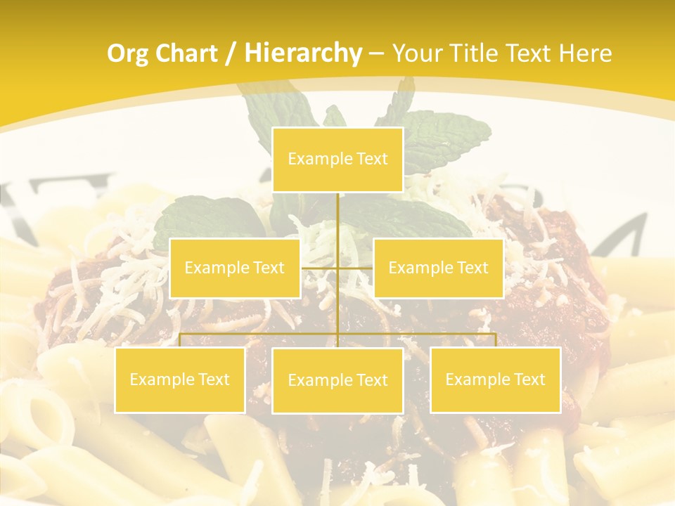 Garnish Macaroni Cook PowerPoint Template