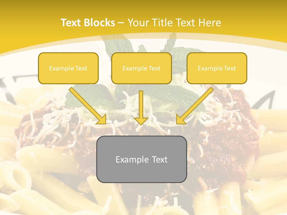 Garnish Macaroni Cook PowerPoint Template