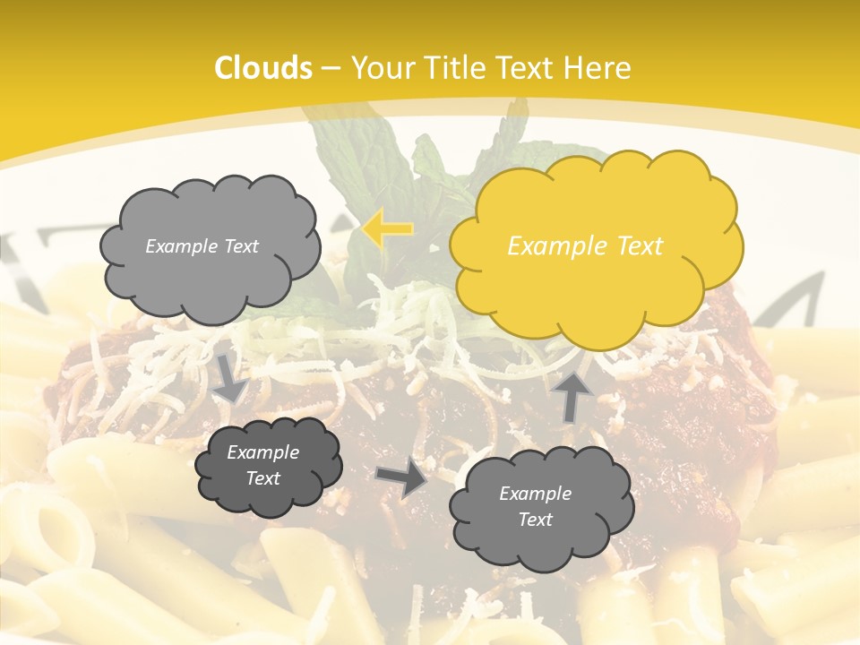Garnish Macaroni Cook PowerPoint Template