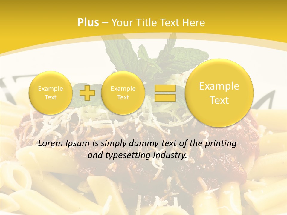 Garnish Macaroni Cook PowerPoint Template