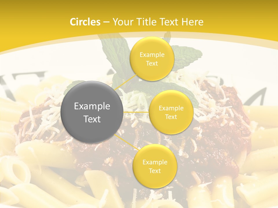 Garnish Macaroni Cook PowerPoint Template