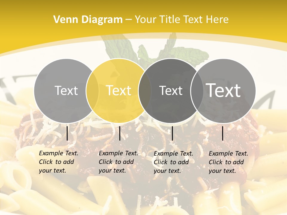 Garnish Macaroni Cook PowerPoint Template