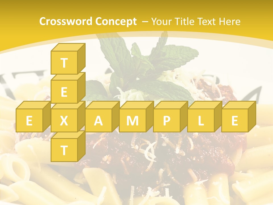 Garnish Macaroni Cook PowerPoint Template