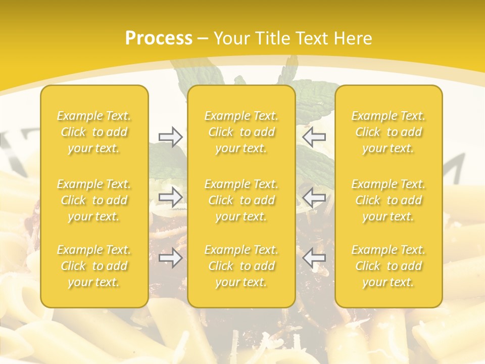 Garnish Macaroni Cook PowerPoint Template