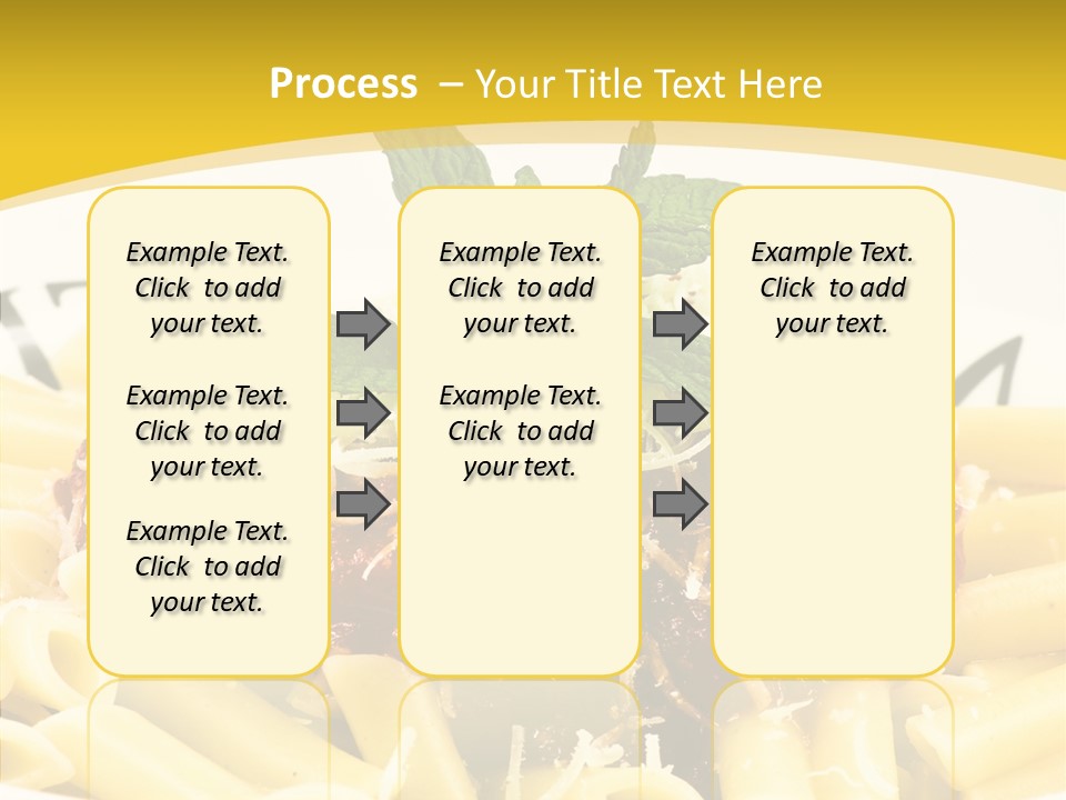 Garnish Macaroni Cook PowerPoint Template