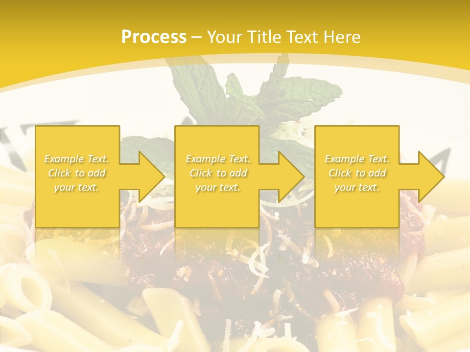 Garnish Macaroni Cook PowerPoint Template