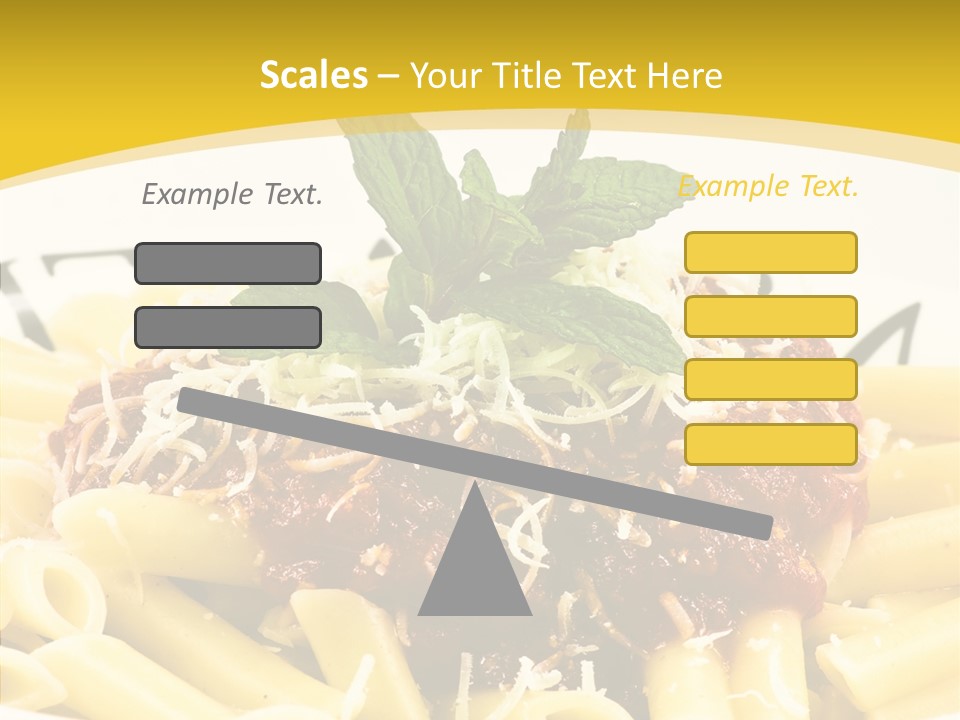 Garnish Macaroni Cook PowerPoint Template