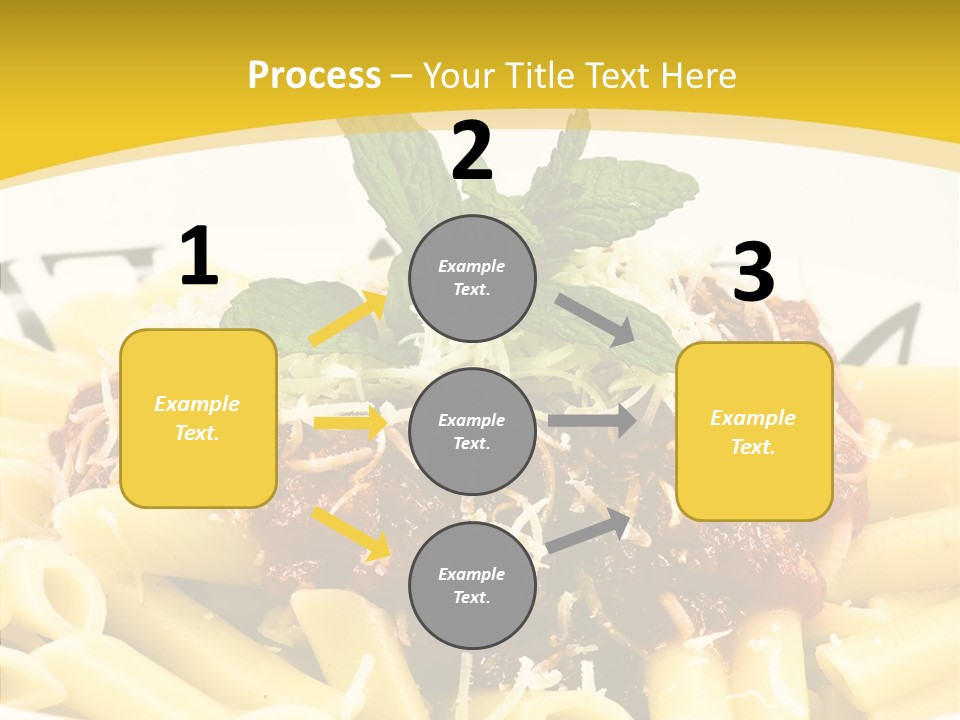 Garnish Macaroni Cook PowerPoint Template