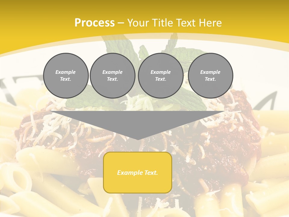 Garnish Macaroni Cook PowerPoint Template