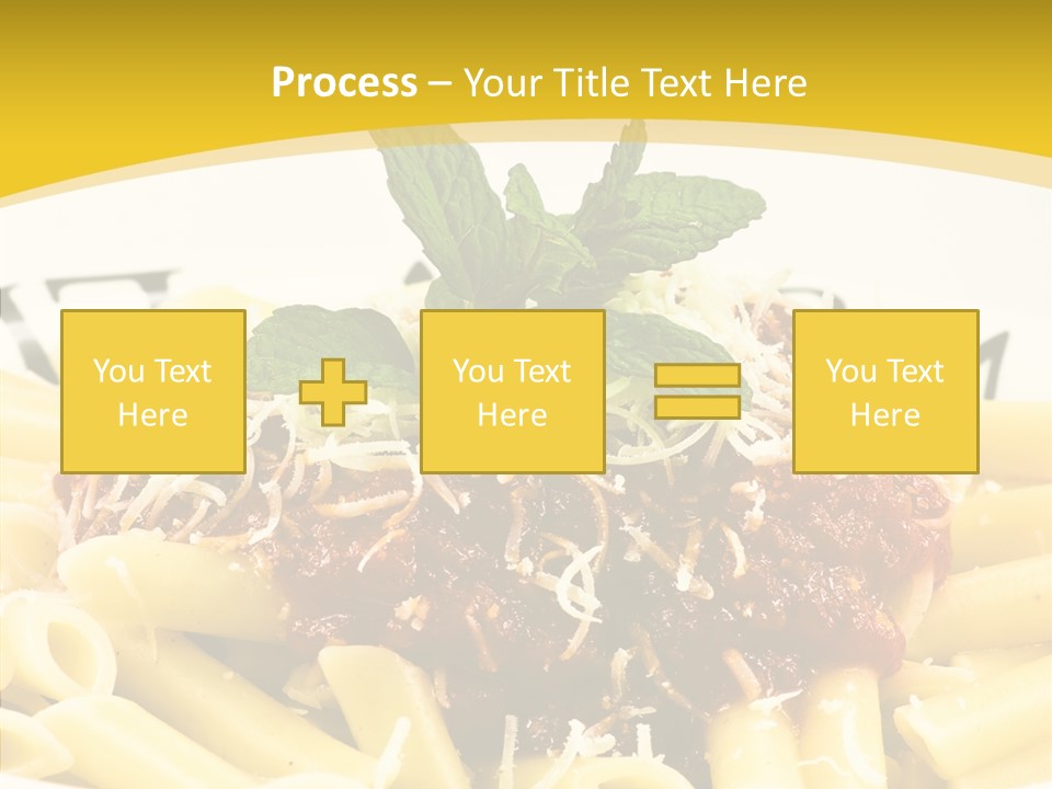 Garnish Macaroni Cook PowerPoint Template