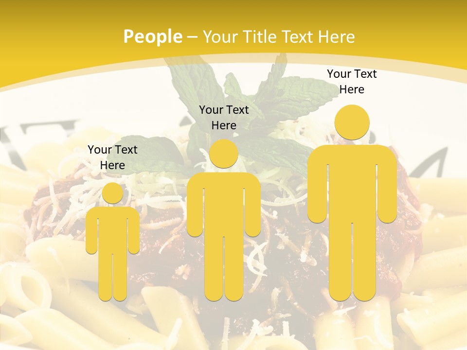 Garnish Macaroni Cook PowerPoint Template