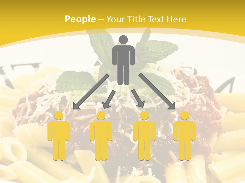 Garnish Macaroni Cook PowerPoint Template