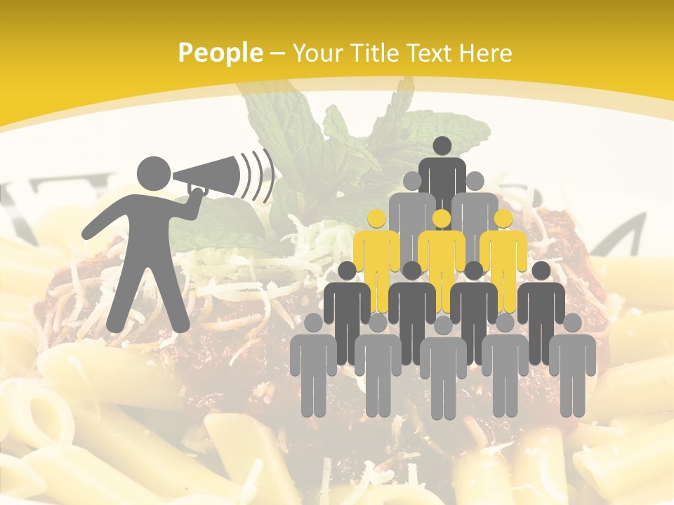 Garnish Macaroni Cook PowerPoint Template