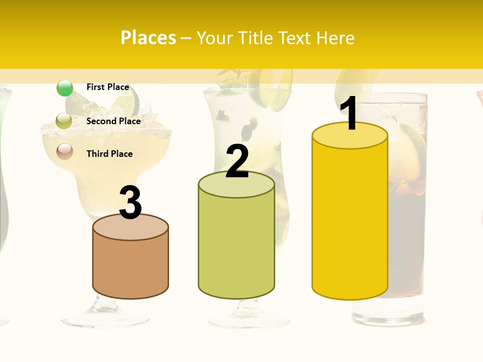 Mixing Frozen Rum PowerPoint Template