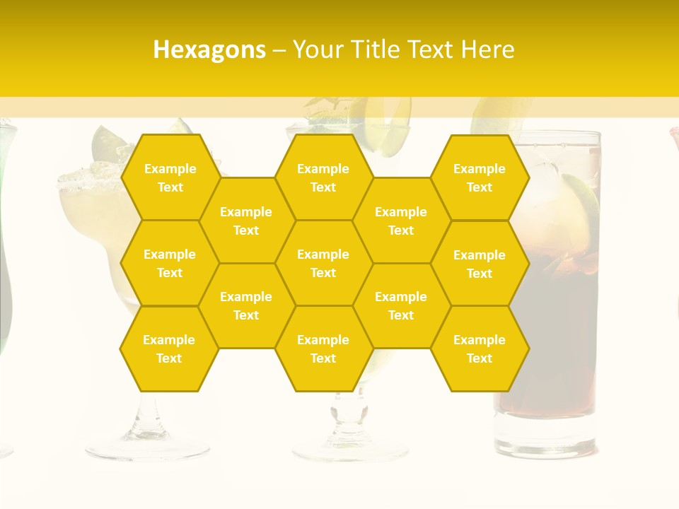Mixing Frozen Rum PowerPoint Template
