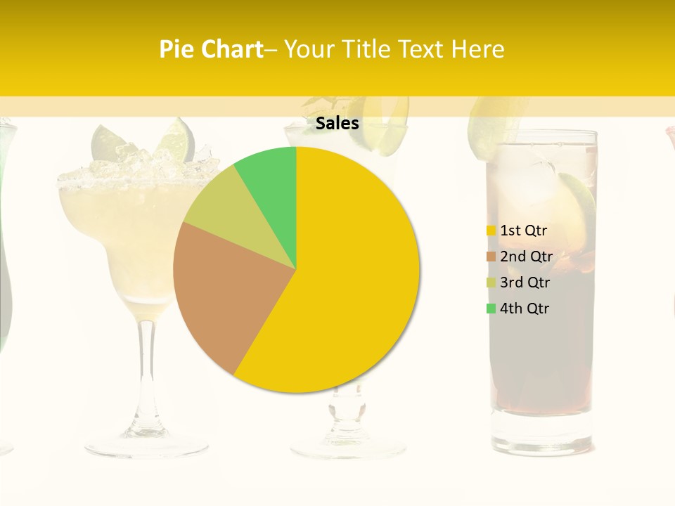 Mixing Frozen Rum PowerPoint Template