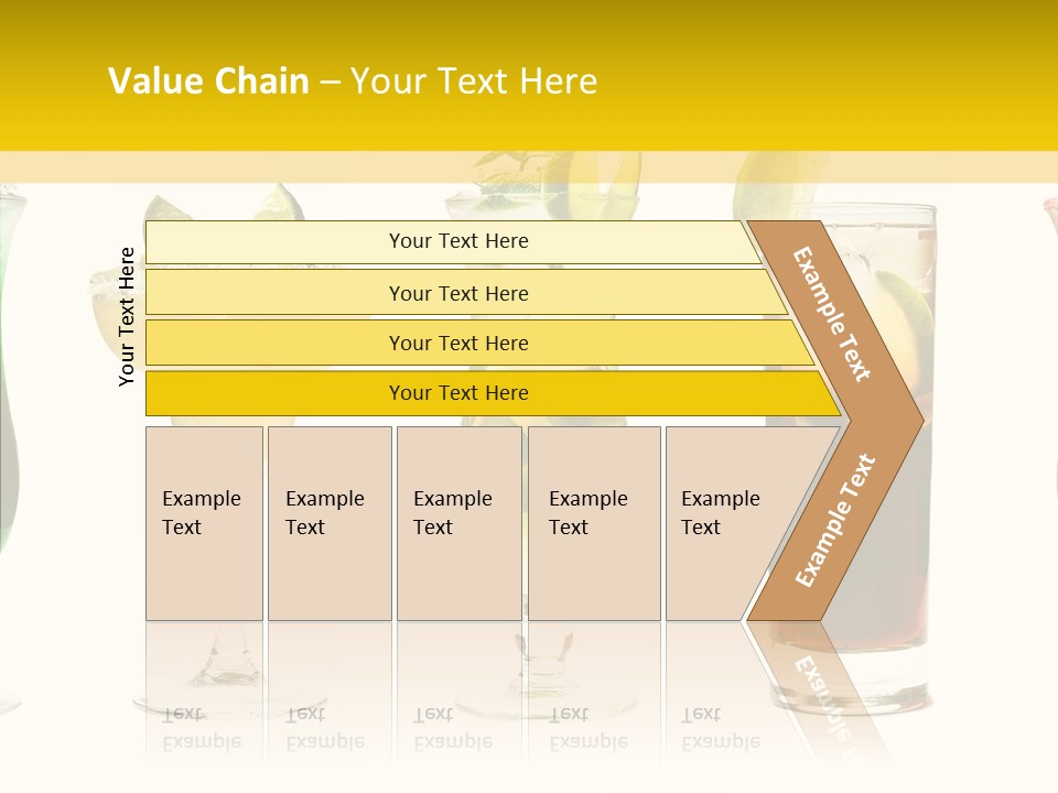 Mixing Frozen Rum PowerPoint Template