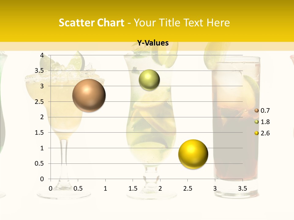 Mixing Frozen Rum PowerPoint Template