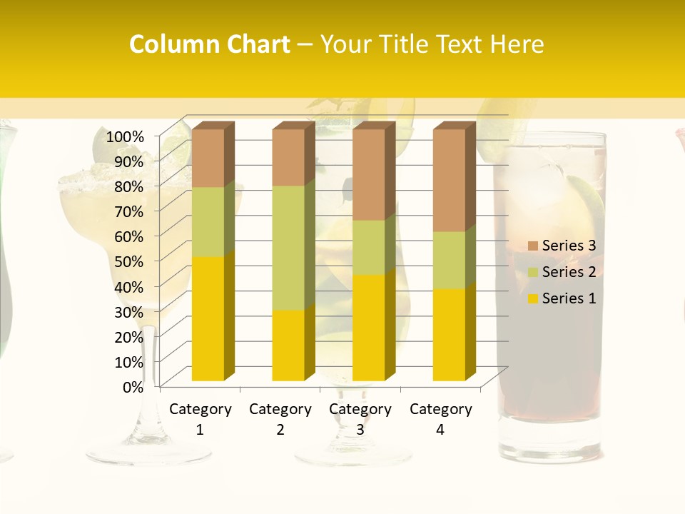 Mixing Frozen Rum PowerPoint Template