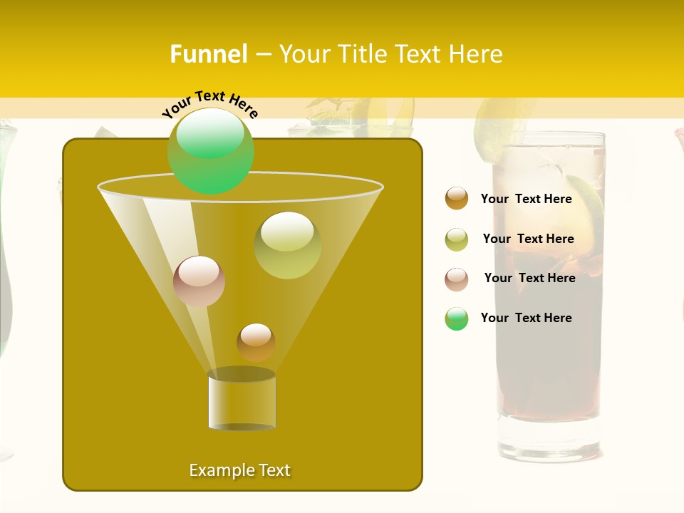 Mixing Frozen Rum PowerPoint Template