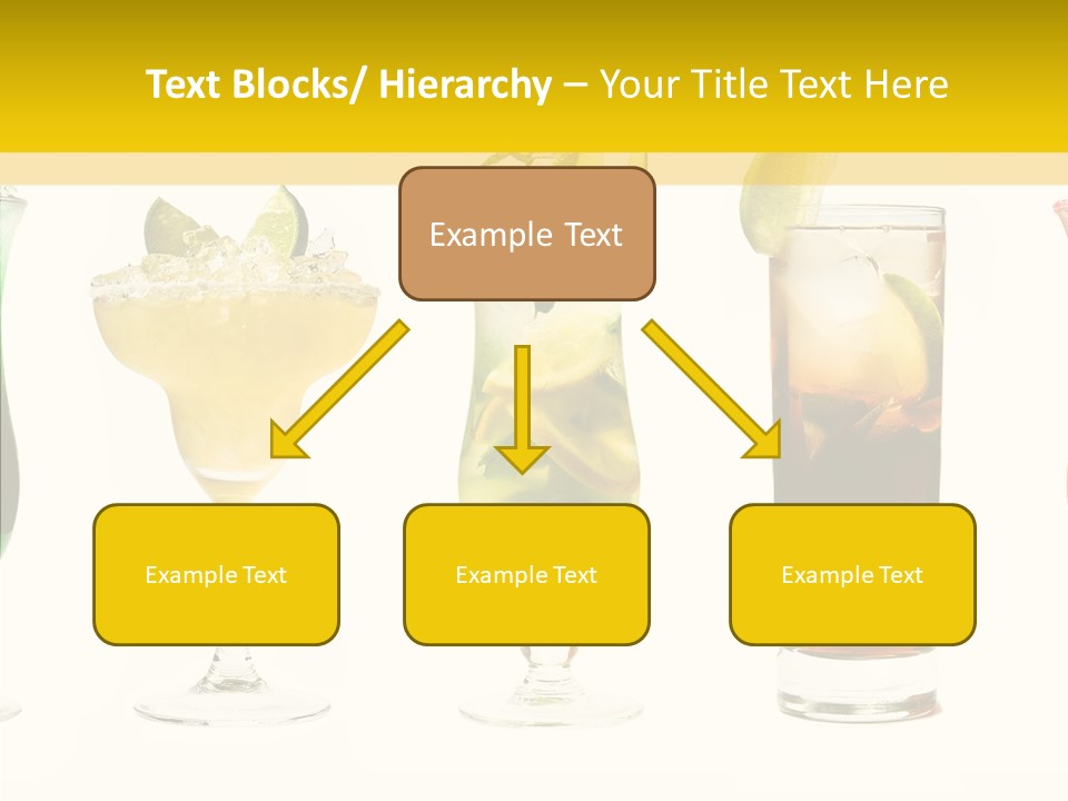 Mixing Frozen Rum PowerPoint Template