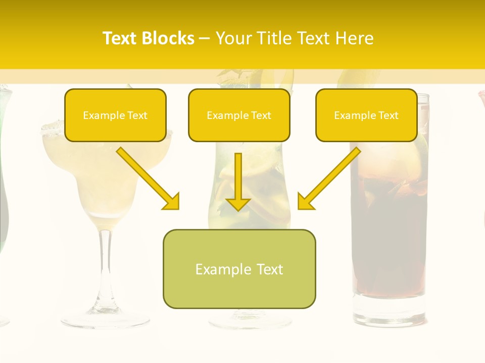 Mixing Frozen Rum PowerPoint Template