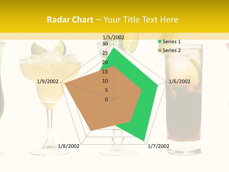 Mixing Frozen Rum PowerPoint Template
