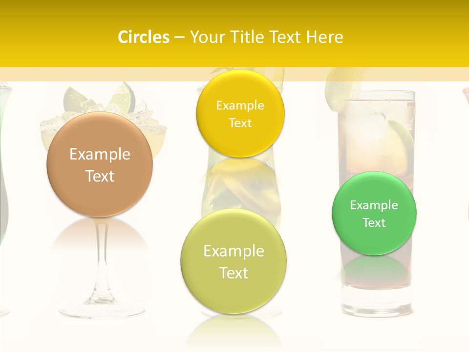 Mixing Frozen Rum PowerPoint Template