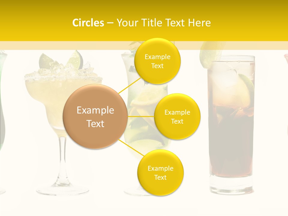 Mixing Frozen Rum PowerPoint Template
