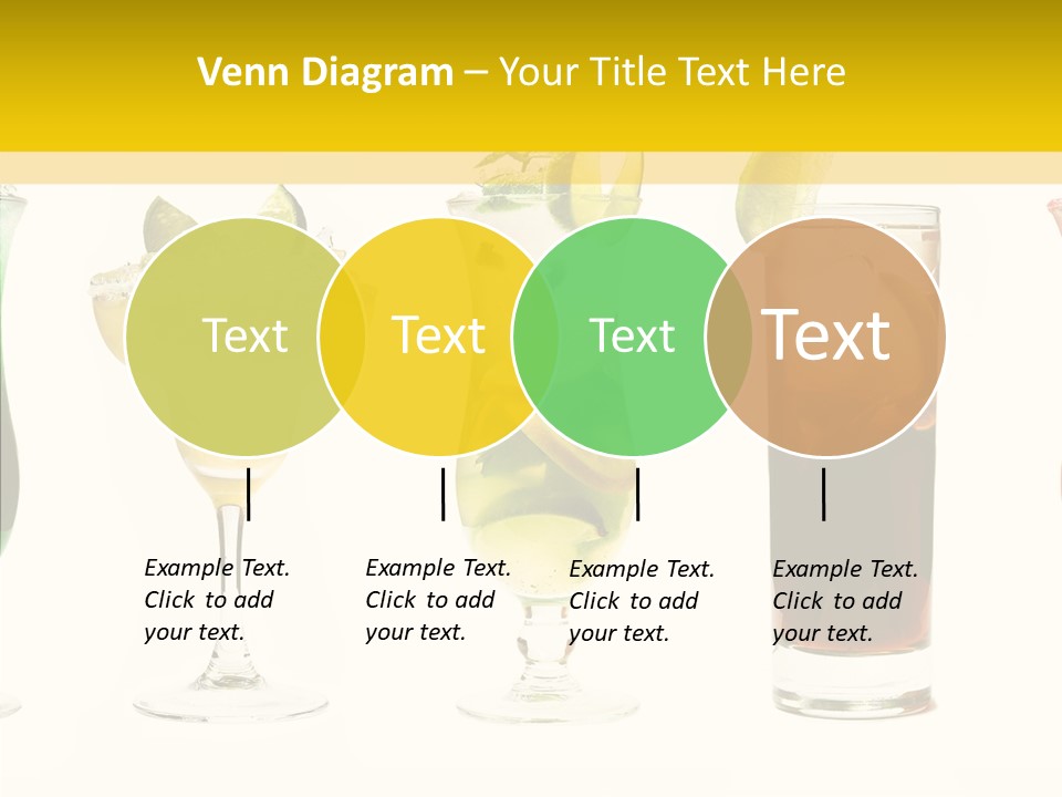 Mixing Frozen Rum PowerPoint Template