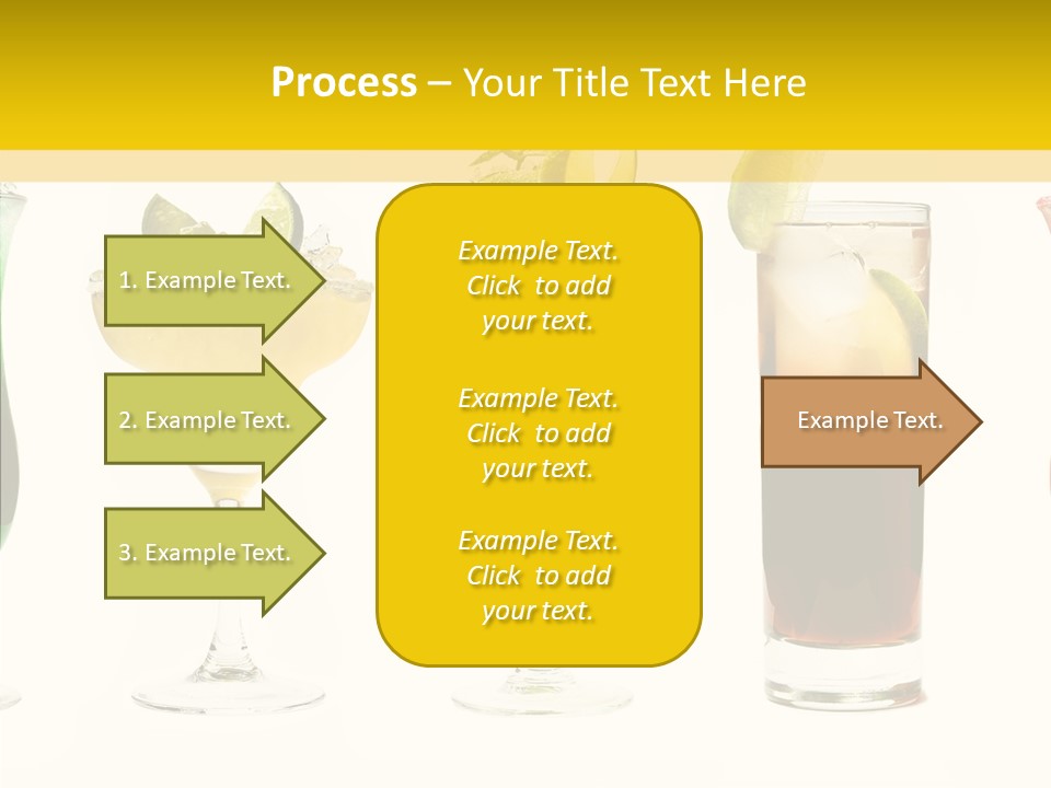 Mixing Frozen Rum PowerPoint Template
