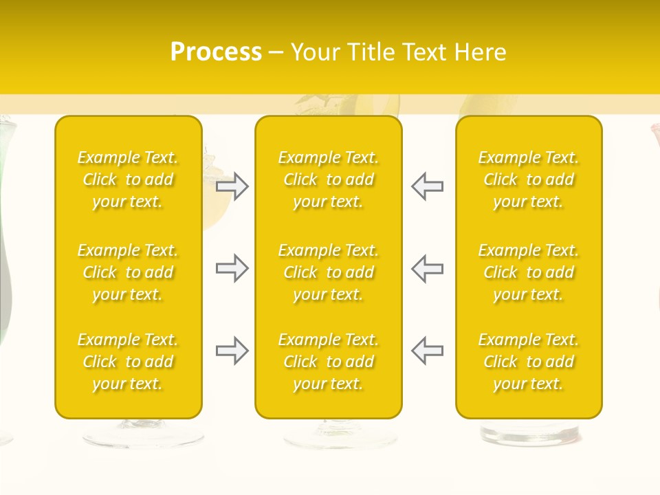 Mixing Frozen Rum PowerPoint Template