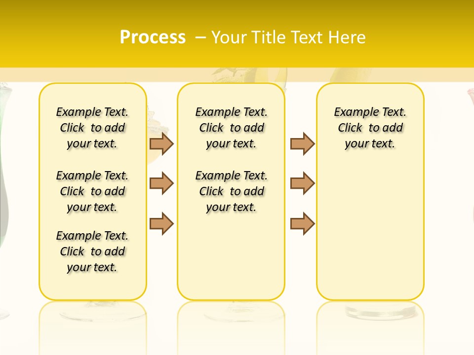 Mixing Frozen Rum PowerPoint Template