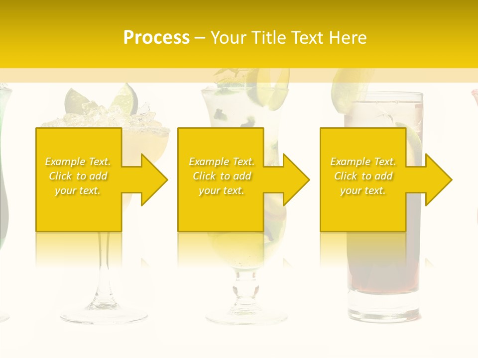 Mixing Frozen Rum PowerPoint Template